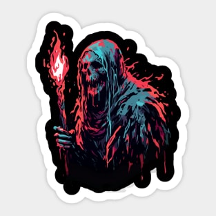 Ghoul horror lurking Sticker